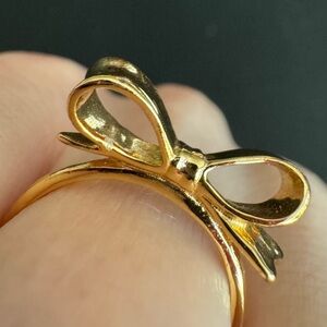 kate spade bow ring, size 7